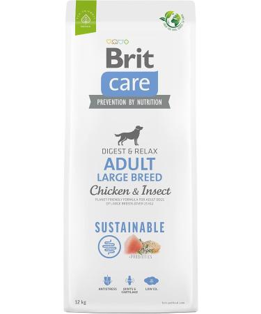 BRIT Care Dog Sustainable Adult Large Breed Chicken & Insect Dry Dog Food 12kg - Buy Online on GoSupps.com