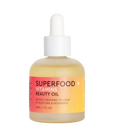 Sweet Chef Superfood Beauty Face Oil - Pore Minimizer Beet + Vitamin A Oil  Kale + Vitamin B Hydrating Serum - Ginger + Vitamin C Skin Brightener with Carrot Extract  Apple Seed Oil & Jojoba Oil (1oz)
