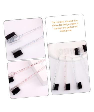 FRCOLOR 24 Pcs Double Ended Eyebrow Brush Set - Eyelash Comb & Spoolie for Flawless Makeup | Portable Resin Hair Brush for Eliminating Mascara Clumps - Buy Online on GoSupps.com