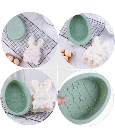 Milisten 1set Rabbit Cake Mold Easter Bunny Cookie Molds Easter Egg Silicone Bunny Resin Silicone Baking DIY Candy Tuile Molds Silicone Easter Baking Mold Pudding Handmade Soap Silica Gel - Buy Online on GoSupps.com