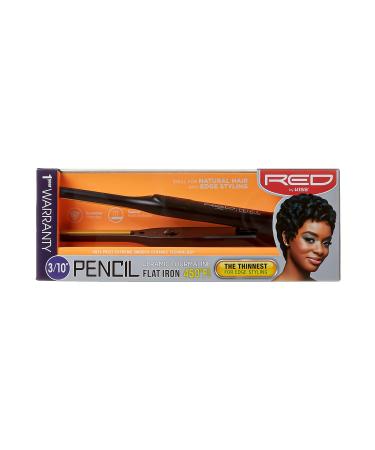 Red by Kiss Pencil Flat Iron Hair Straightener 3/10