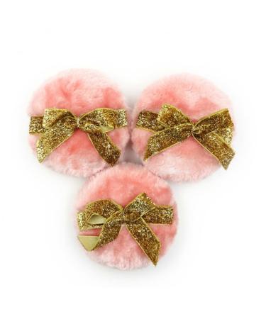 FRCOLOR 6 Pcs Baby Powder Puff - Plush Infant Powder Puffs 10x10cm Pink - Ideal for Drying & Comfort - Buy Online on GoSupps.com