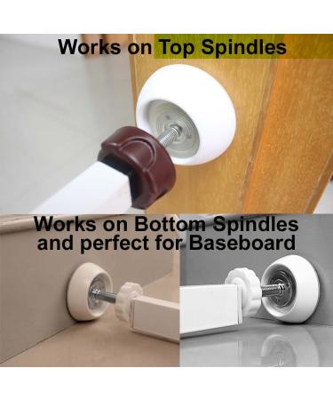 4 Pack Baby Gates Wall Cups  Safety Wall Bumpers Guard Fit for Bottom of Gates  Doorway  Stairs  Baseboard  Work with Dog Pet Child Kid Pressure Mounted Gates White - Buy Online on GoSupps.com