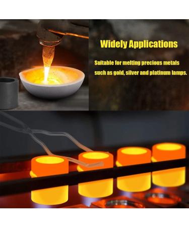 4pcs Fire Graphite Set Crucible + Tongs + Bowl + Combination Mould for Platinum, Gold, Silver Smelting - Buy Online on GoSupps.com
