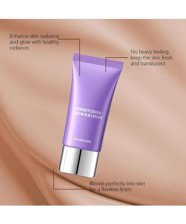 BB Cr me S rum Couvrance Parfaite - Cr me Teint e Couvrance Totale Fond de Teint Mat L ger la Formule Hydratante et Contr le du S bum R sistante l'Eau et la Transpiration (Natural color) - Buy Online on GoSupps.com