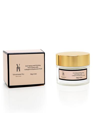 Anti-Aging and Firming Face Cream with Collagen and Hyaluronic Acid(50g/1.8oz) - Buy Online on GoSupps.com