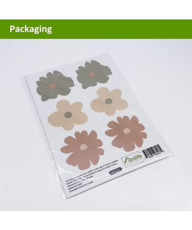 Funlife 72 PCS Daisy Wall Decals - Peel and Stick Boho Flower Stickers for Girls Bedroom - Nursery Kids Room Decor - Pastel Daisy Wall Art - Buy Online on GoSupps.com