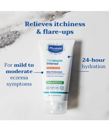 Mustela Eczema Relief Cream Stelatopia Intense - Fragrance-Free Body Lotion with Colloidal Oatmeal for Dry, Itchy Skin - 5.07 fl. oz - Buy Online on GoSupps.com