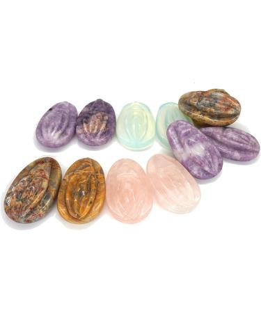 SEXWAWAMM TRUSTTWO 2"" Source of Life Figurine Natural Stones Carved Vulva Decorations Healing Reiki Crystal Quartz Statue Women Aesthetic Ornament The Crazy Agate - Buy Online on GoSupps.com