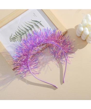 xbiez Cute Head Hoop Girls Unique Gift for Children Birthday Dress-Up Photo Props Festive Headband Perfect for Masquerade Purple - Buy Online on GoSupps.com
