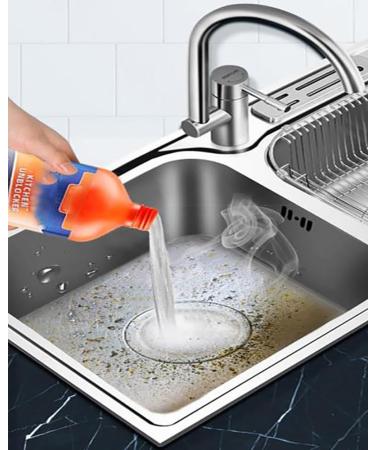 Pipeline Dredging Agent - Kitchen Unblocker Powerful Pipe Dredge Agent Strong Pipeline Dredging Agent Powerful Pipeline Dredging Agent Pipe Unclogging Agent for Kitchen Toilet Pipeline Cleaning (2) - Buy Online on GoSupps.com