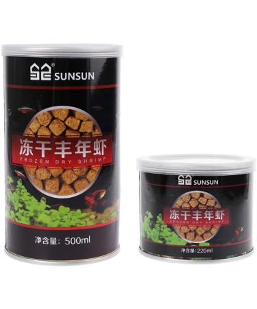 for Turtle Food Dried Freeze Shrimp Eggs for Ornamental Fish Water Turtles Small Pets 220ml 500ml Sealable Can Style2 - Buy Online on GoSupps.com