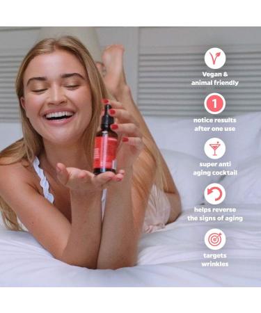 Grounded Hyaluronic Acid Serum | Anti Ageing Face Solution | Instantly Targets Wrinkles Fine Lines & All Signs of Ageing | Formulated with Dragons Blood & Marine Collagen | Pure Natural Skincare 50mL - Buy Online on GoSupps.com
