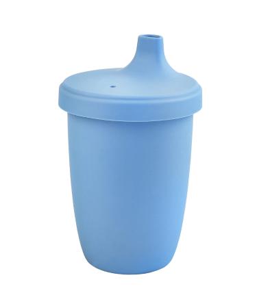 Re Play Sustainables Silicone Sippy Cup for Toddlers - 8oz - Made with Medical-Grade Platinum Silicone - Denim 8 oz. Denim