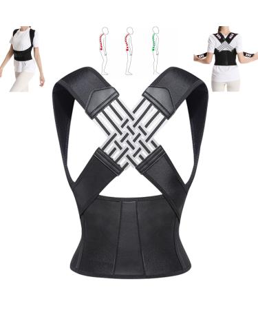 OOTDAY HANNA Velcel Pro My Hanna Back Adjustable Posture Belt Back Corrector back support belt Back straight Back Straightener Posture Corrector Camelback Correction Belt Noir XXL