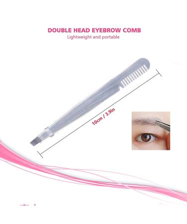 Professional Eyelash Extension Tweezers Kit with Eyebrow Scissors - Stainless Steel Tools Set in Storage Box - Buy Online on GoSupps.com