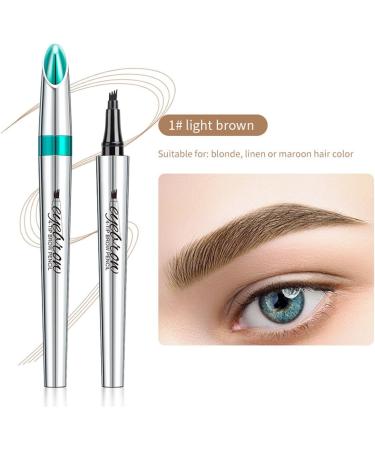 Eyebrow Pencil Eyebrow Microblading Pencil - Liquid Waterproof Eyebrow Pencil - Eye Makeup Eyebrow Pencil Micro Four Point Eyebrow Pencil - Natural Eyebrow Makeup (Light Curry) - Buy Online on GoSupps.com