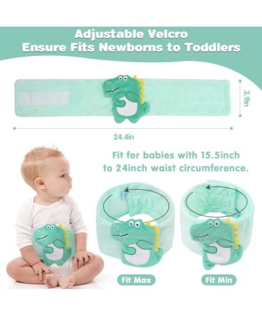 Hilph Baby Colic Relief Heated Tummy Wrap - Green Dinosaur - Buy Online on GoSupps.com