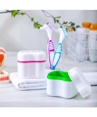 Buy 2 Dental Prosthesis Cases with Cleaners & Holders - International Shipping Available - Buy Online on GoSupps.com