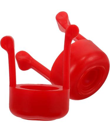 Hemoton Eye Drop Holder Tool - 10 Pcs Eye Drop Applicator Guides & Storage Rack - Portable Eye Drops Aid Rack - Red 3.00x2.00x2.00CM - Buy Online on GoSupps.com