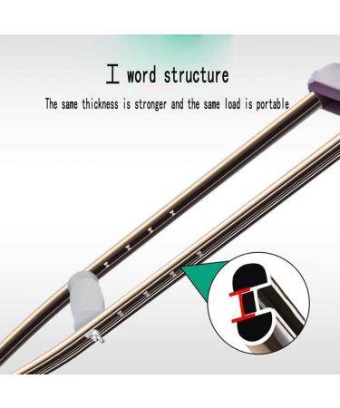 Crutches for Adults Underarm Underarm Crutches for Adjustable Medical Elderly Crutches underarms can be Adjusted to Aluminum Alloy Sticks Non- Slip Double Crutches for Adults and Teenager Great Run - Buy Online on GoSupps.com