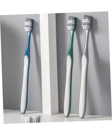 Minkissy 8-Piece Hard Coal Toothbrush Set for Men - Reusable Compact & Travel-Friendly Manual Toothbrushes to Reduce Tooth Spots - Buy Online on GoSupps.com