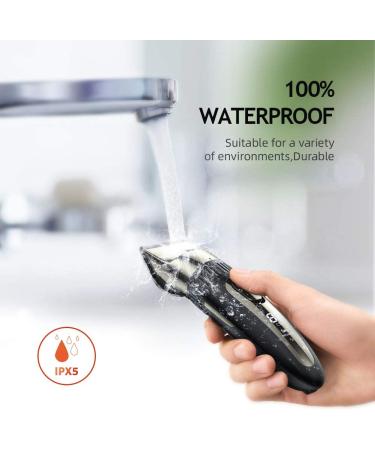 Professional Gold Men's Electric Waterproof Hair Trimmer & Beard Clippers â€“ Rechargeable Grooming Kit - Buy Online on GoSupps.com