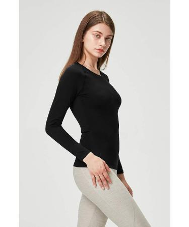 DEVOPS Women's 2 Pack Thermal Long Sleeve Compression Baselayer Tops - Small Black/Black - Buy Online on GoSupps.com