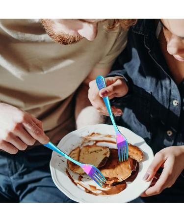 6-Part Children's Cutlery Set - Engraved Stainless Steel Forks & Spoons - Perfect Baptism Gifts | Baby & Childhood Essentials - Buy Online on GoSupps.com