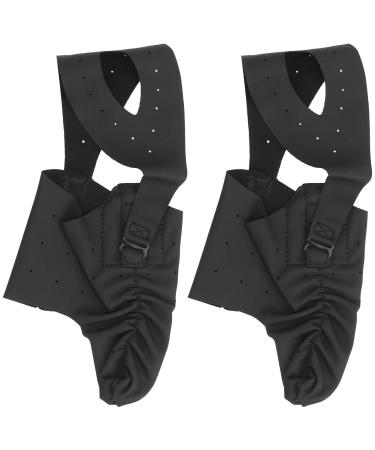 Bnineteet team hallux valgus corrector 2 pieces ultra-thin PU hallux valgus correction strut elastic hallux valgus bunion corrector corrector for large toe smooth iron separator (m)