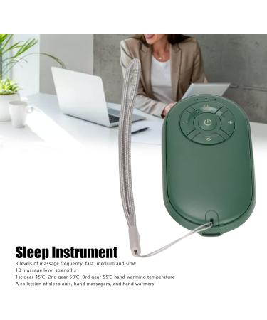 Handheld Sleep Aid Device Portable Mini Sleep Aid Instrument with Improving Sleep and Relieve Stress Support Automatically Shut Down Adjustable Handheld Sleeping Aid Fast Sleep Deep Sleep(Green) - Buy Online on GoSupps.com