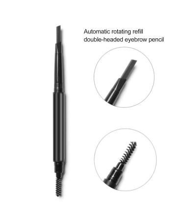 Buy 2-Part Waterproof Eyebrow Pencil with Brush - Durable & Natural Double-Headed for Beginners (Dark Gray) - International Shipping Available - Buy Online on GoSupps.com