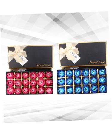 DRESSOOS 2boxes Flower Soap Fragrance for Women Creative Womens+perfume Clipper Holders for Barbers Perfumes for Women Mothers to Be Mothers Day Women+perfume Soap Flower Rose - Buy Online on GoSupps.com