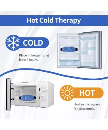 NEWGO Hot Cold Therapy Ice Pack for Back Pain Relief - Sciatic Nerve, Tailbone, Lower Back Injuries - Blue, 1 Pack - Buy Online on GoSupps.com