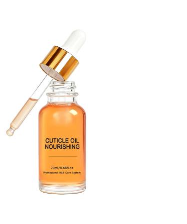Adoucissant de cuticules pour ongles | 20 ml | Huile nourrissante de manucure Pour homme et femme Manucure p dicure maison voyage main pied et orteil Orange 1 unit (Lot de 1)