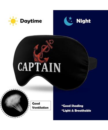 Buy Nautical Anchor Sleep Mask - Ultralight Block Out Light Eye Cover for Comfortable Travel | Perfect for Men & Women - Buy Online on GoSupps.com