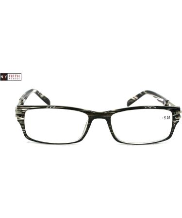 Premium Hudson Reading Glasses | Unisex Rectangular Design | High Magnification +1.25 to +6 | International Shipping Available - Buy Online on GoSupps.com