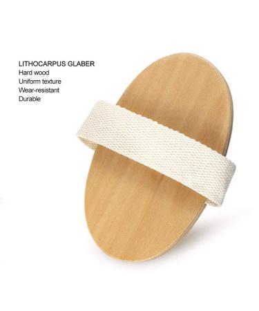 Massage Brush & Scalp Spa Massager - Wood Body Brush for Muscle Relaxation & Cellulite Care | International Shipping Available - Buy Online on GoSupps.com