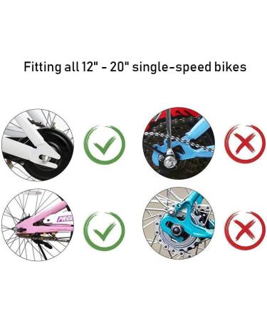 HomeMe Thicken Stronger Version Bicycle Training Wheels - 1 Pair Red (12/14/16/18/20 inch) - Buy Online on GoSupps.com