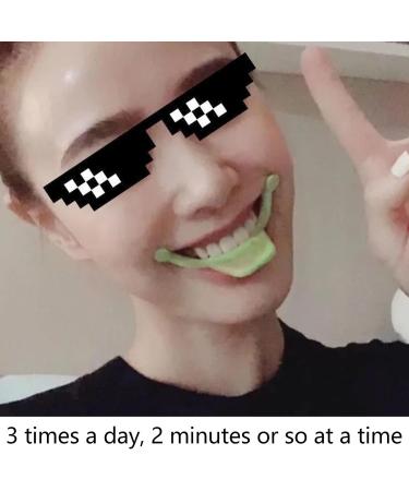 Beautiful Smiles 2 Pieces Silicone Facial Smile Trainer for Lip Stretching Exercises Improved Face Symmetry Slimming Face with Easy Design - Buy Online on GoSupps.com