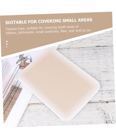 MUSISALY 2pcs Concealer Scar Concealing Patches Invisible Scar Sticker Tattoos Scar Cover Sticker Scar Gel Pe - Buy Online on GoSupps.com