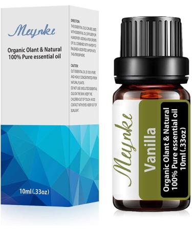 Organic Vanilla Essential Oil - 100% Pure Natural Vanilla Oil for Diffusers Humidifiers Massage Skin & Hair Care - 10ml - Buy Online on GoSupps.com