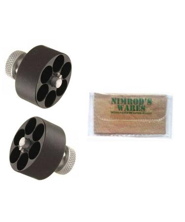 Nimrod's Wares Two-Pack HKS Speedloader .38 .357 S&W Dan Wesson Charter Taurus 10A Microfiber Cloth - Buy Online on GoSupps.com