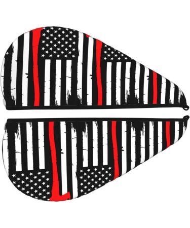 Hair Towel Wrap for Fast Drying | USA Flag Design | Hair Drying Towel Turban with Button - Buy Online on GoSupps.com