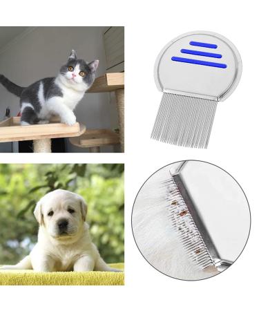 Buy Stainless Steel Lice Removal Comb - Reusable Metal with Spiral Grooves for Effective Head Lice Treatment for Kids Adults & Pets - Buy Online on GoSupps.com