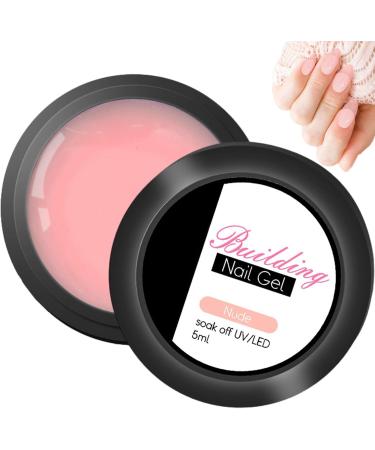 Solid Gel Nail Glue | for Nails Extension Shaping and Carving | Solid Gel Nail Extension Non Stick Hand Scupture Hard Gel for Nail Strengthen Home Nail Salon #04 Nude - Buy Online on GoSupps.com