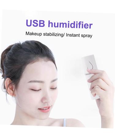 FOMIYES 2 pcs Face Handheld Device Mist Sprayer Mirrorwhite Steamer Spray Portable Nano Mini with 10.5*3cmx2pcs Whitex2pcs - Buy Online on GoSupps.com