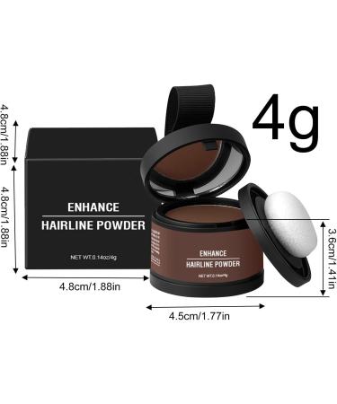  HunicandIU Hair Powder Waterproof Lightening Hair Roots Applicator Included Cover Grey Hair Thin Hair - Buy Online on GoSupps.com