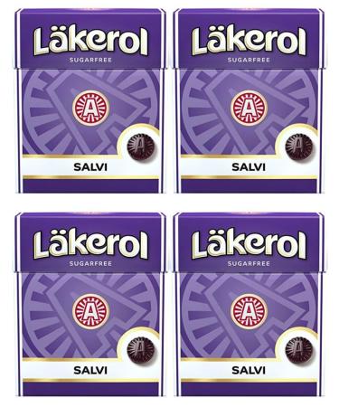 Cloetta Lakerol Salvi pastilles 4 Des boites of 25g