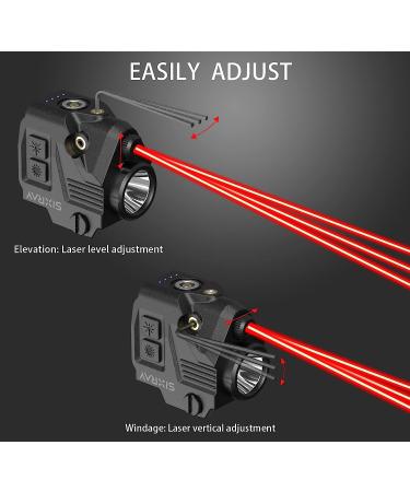 SIXRAY Pistol Light Laser Sight Gun Light 420 Lumens LED Picatinny Weaver Rail with Magnetic Charging Quick Release Strobe Function Laser Light Combo for Airsoft Handguns Pistol Rifle Red - Buy Online on GoSupps.com